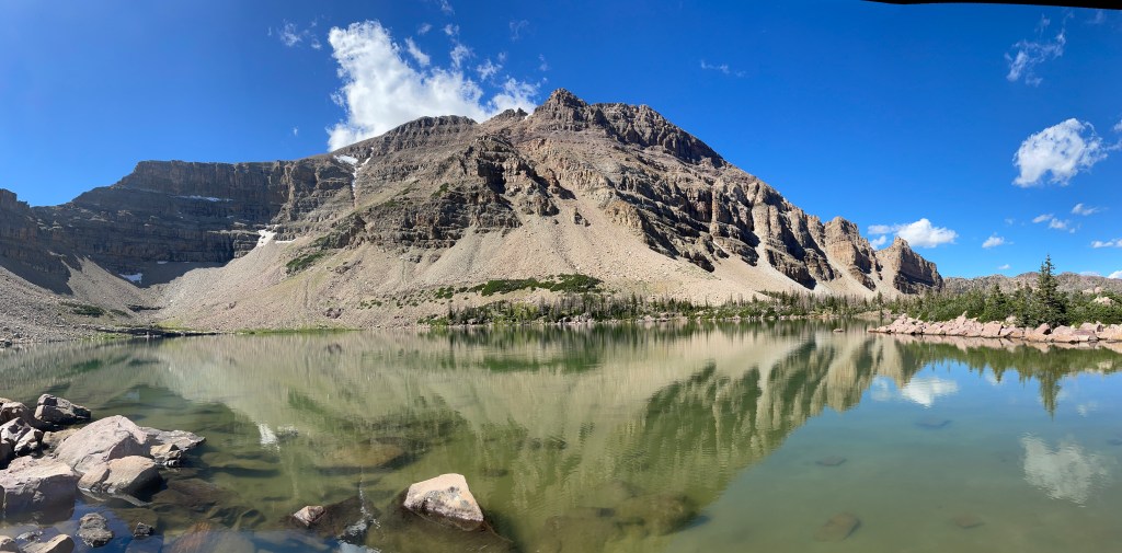 Ostler Peak above Amethyst Lake