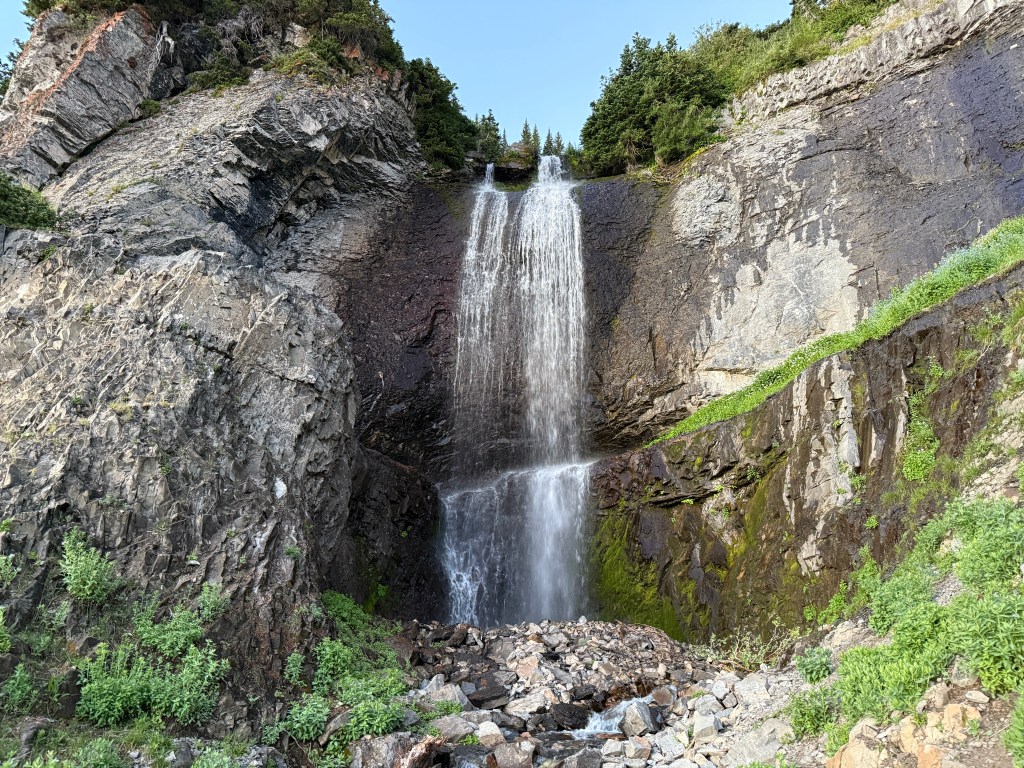 Timpanogos Trail waterfall