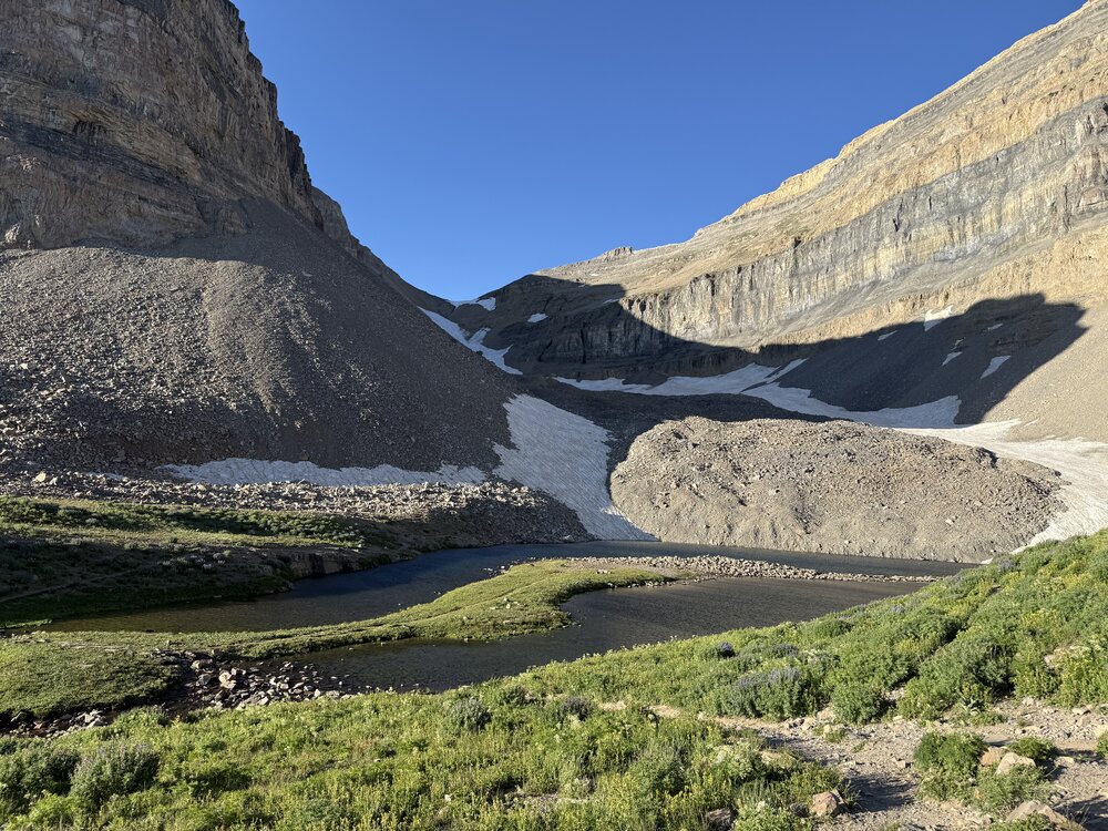 Emerald Lake and Timp Glacier