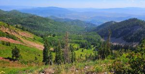 Wasatch Crest Trail view toward park City
