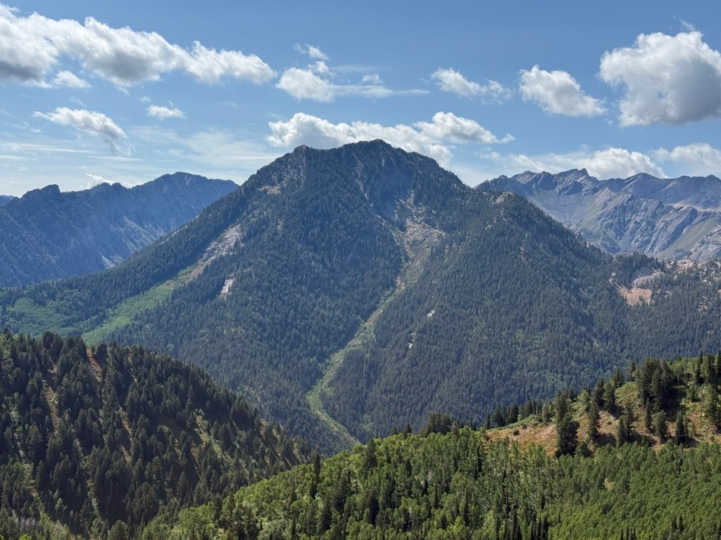 Kessler Peak from the trail to Mt Raymond