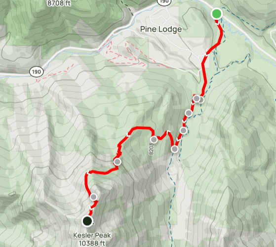 Kessler Peak Trail, Big Cottonwood Canyon