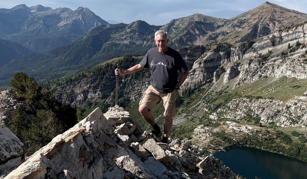 Old Hiking Dude (Sam Chapman) at Sword in the Stone