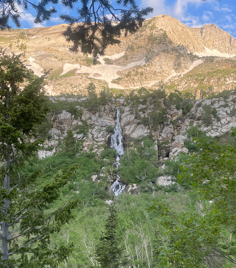 Waterfall off the Silver Lake Trail