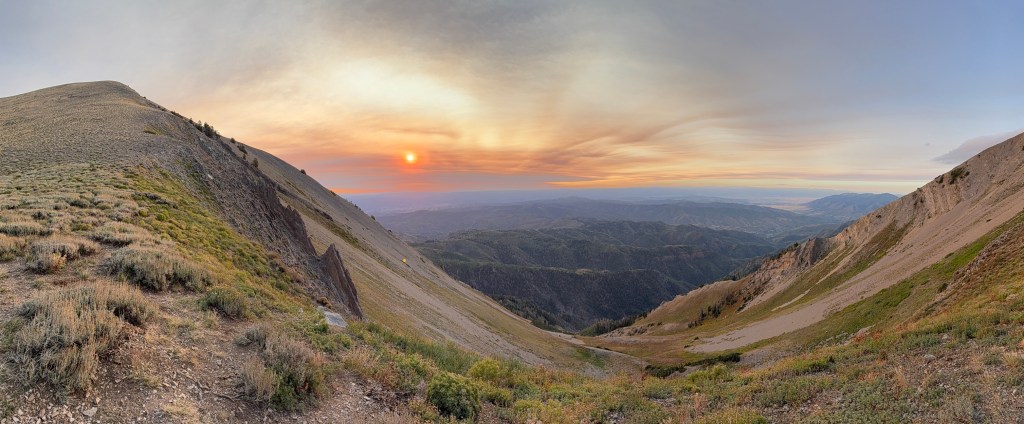 Panaroma from Wolf Pass