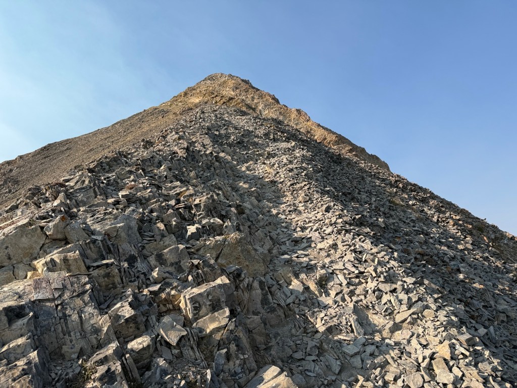 Looking toward the Mt. Nebo summit