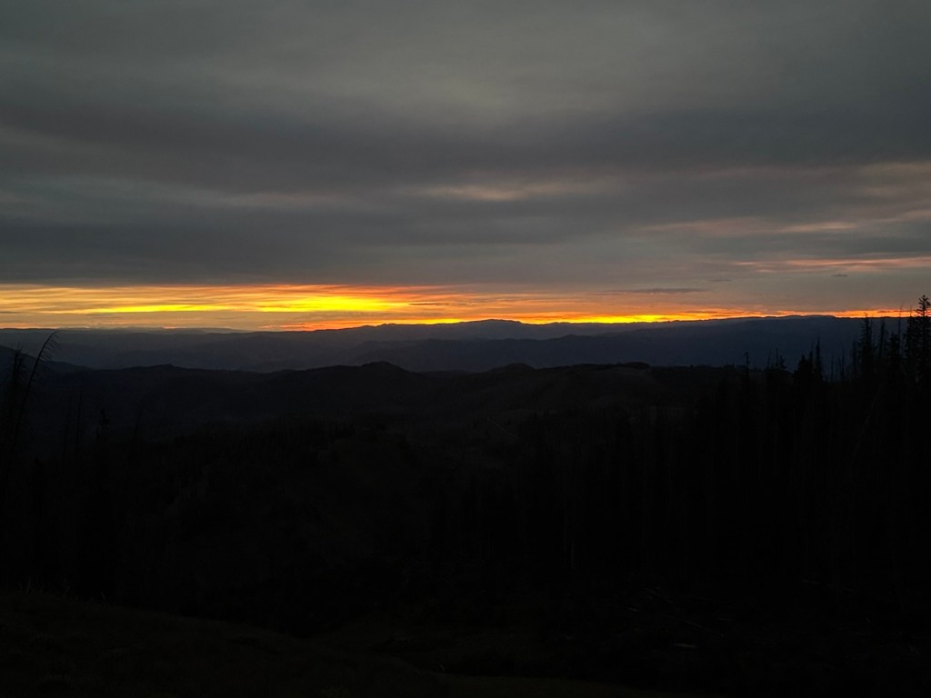 Just before sunrise - Mt. Nebo trail