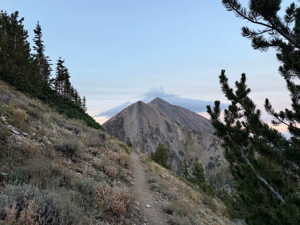 Mt. Nebo from the trail around north peak