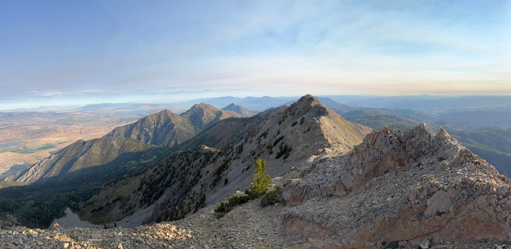 Ridge on the way up Mt. Nebo