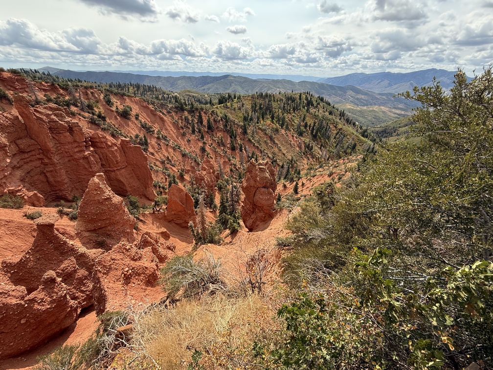 Rock formations in Devil's Kitchen Utah