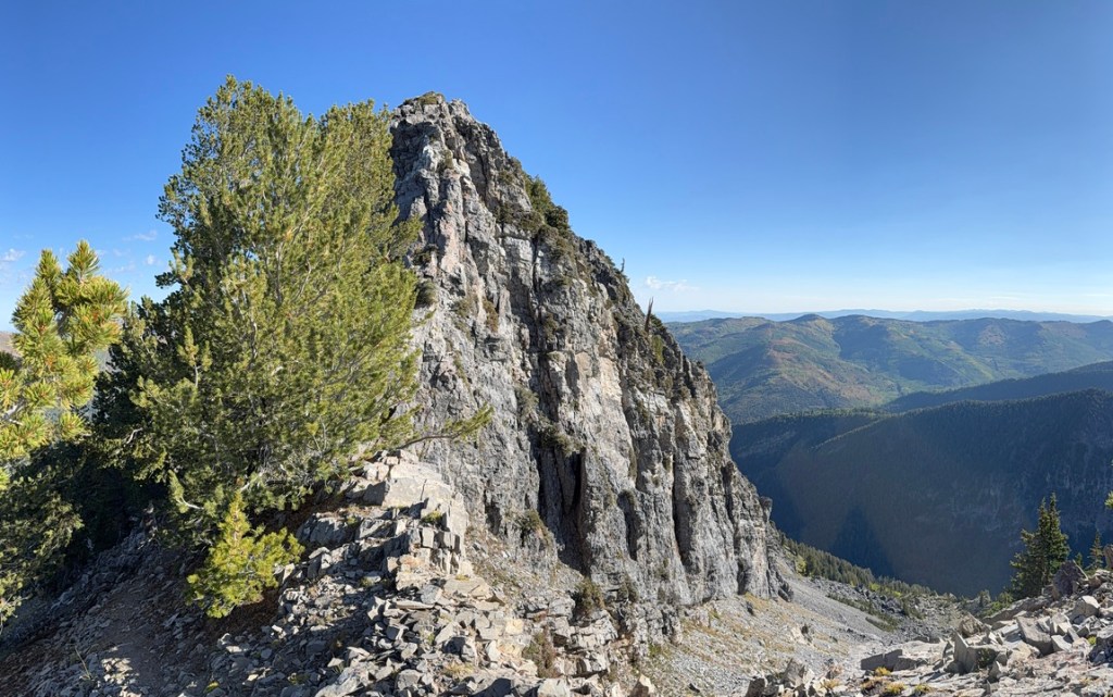 Kessler Peak from close to the top of the Reslek Trail