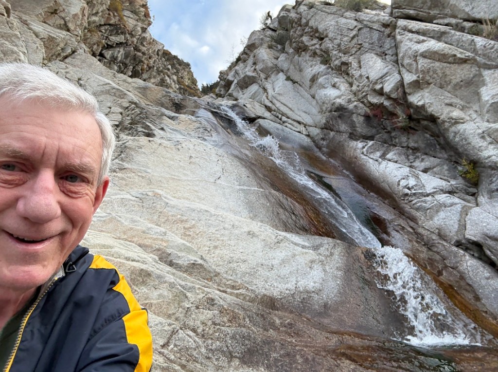 Old Hiking Dude at Lisa Falls