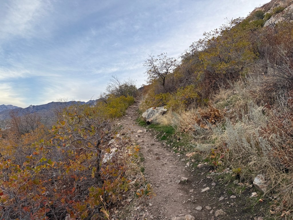 Bonneville Shoreline Trail nearing Sandy, Utah
