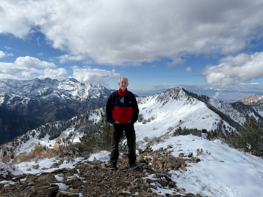 Old Hiking Dude at Gobblers Knob false summit