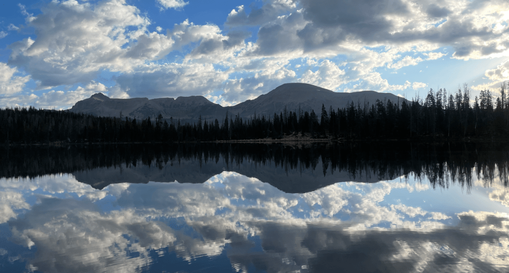 Hayden Peak reflection