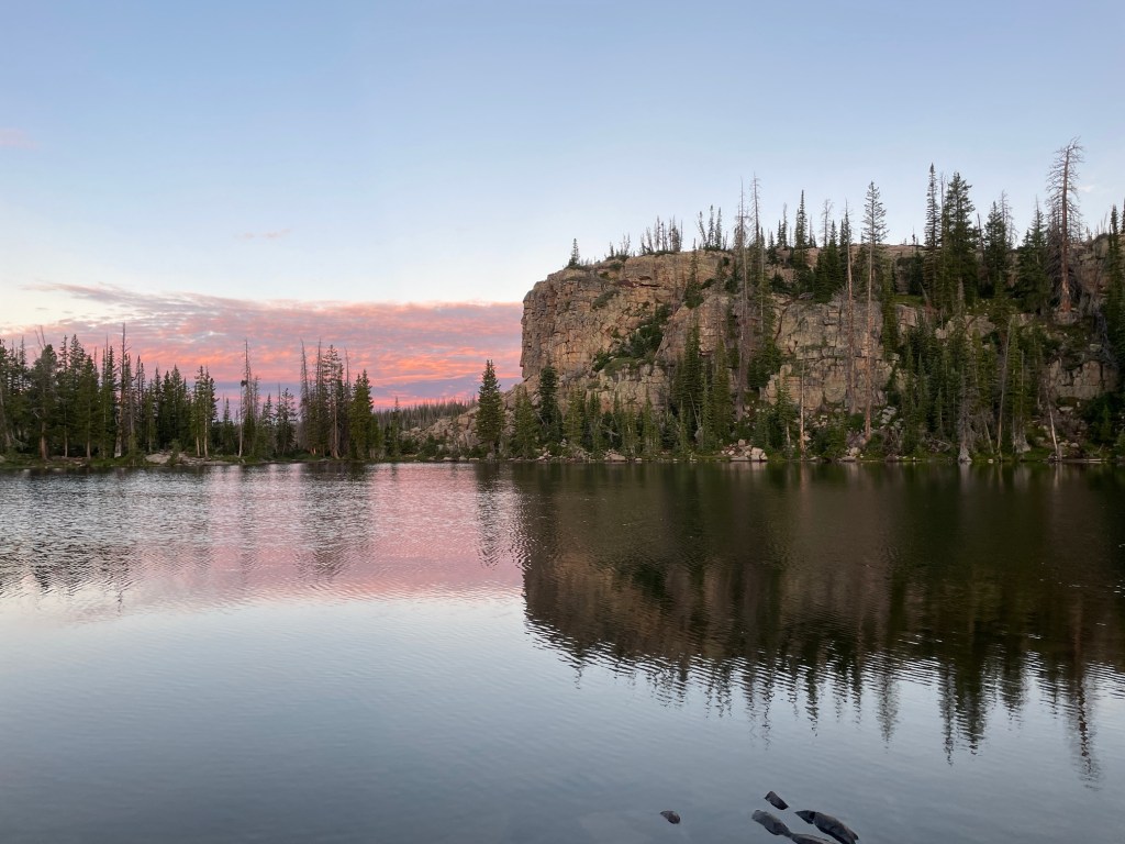 Wall Lake in the Uinta Mountains of Utah