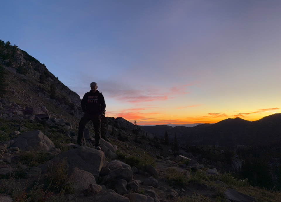 OHD at Catherine Pass at dawn