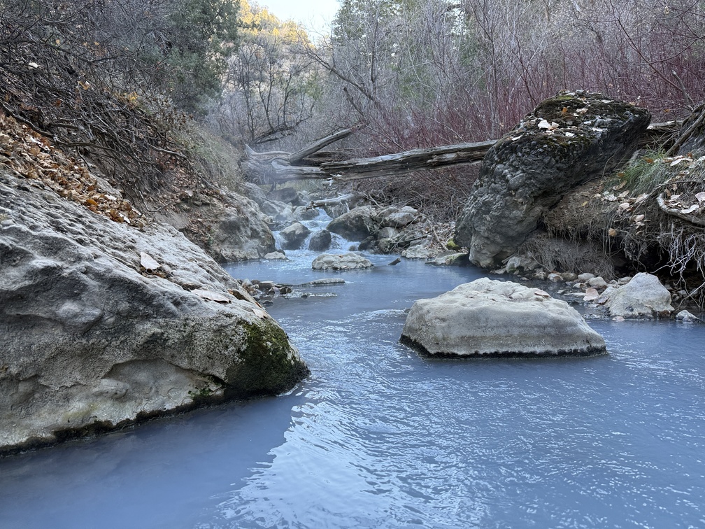 Creek below Fifth Water Hot Springs