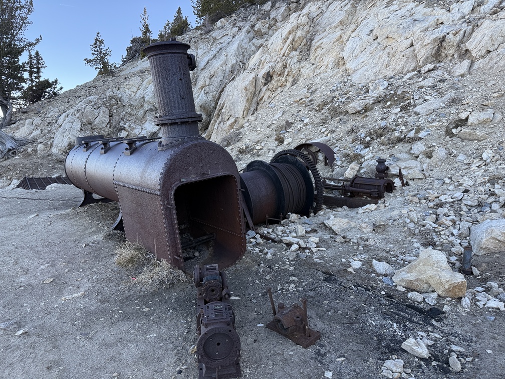 Prince of Wales Mine old equipment
