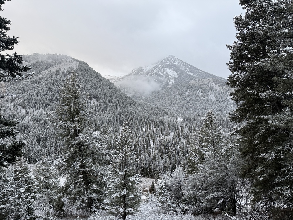Kessler Peak from the trail to Desolation Lake
