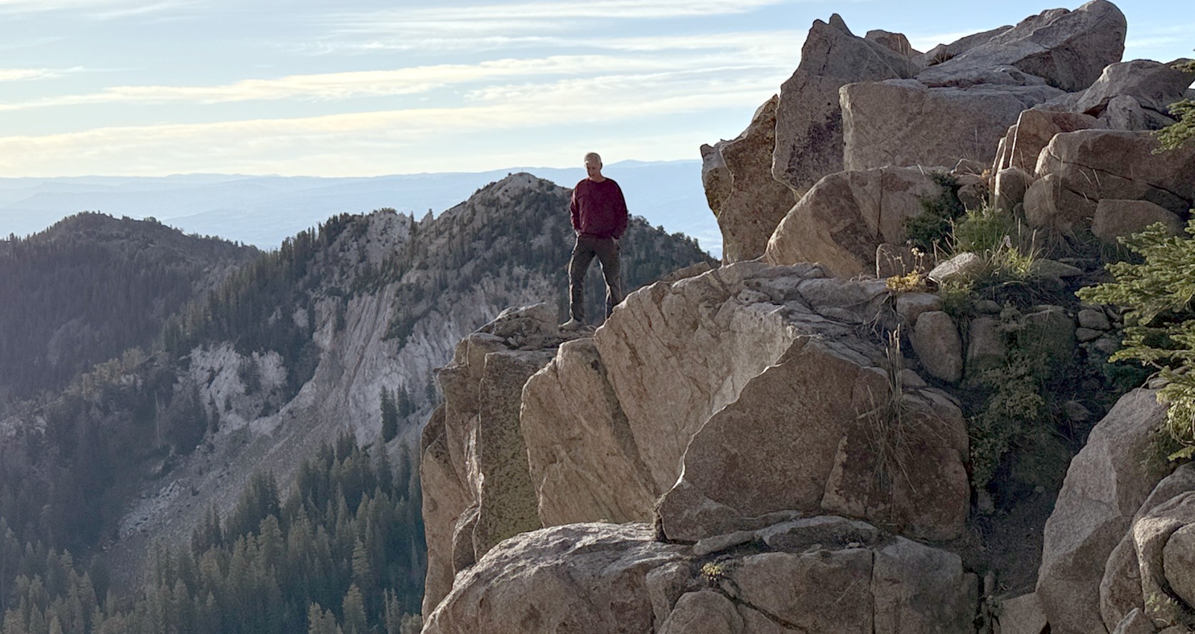 Old Hiking Dude (Sam Chapman) at Mt. Tuscarora