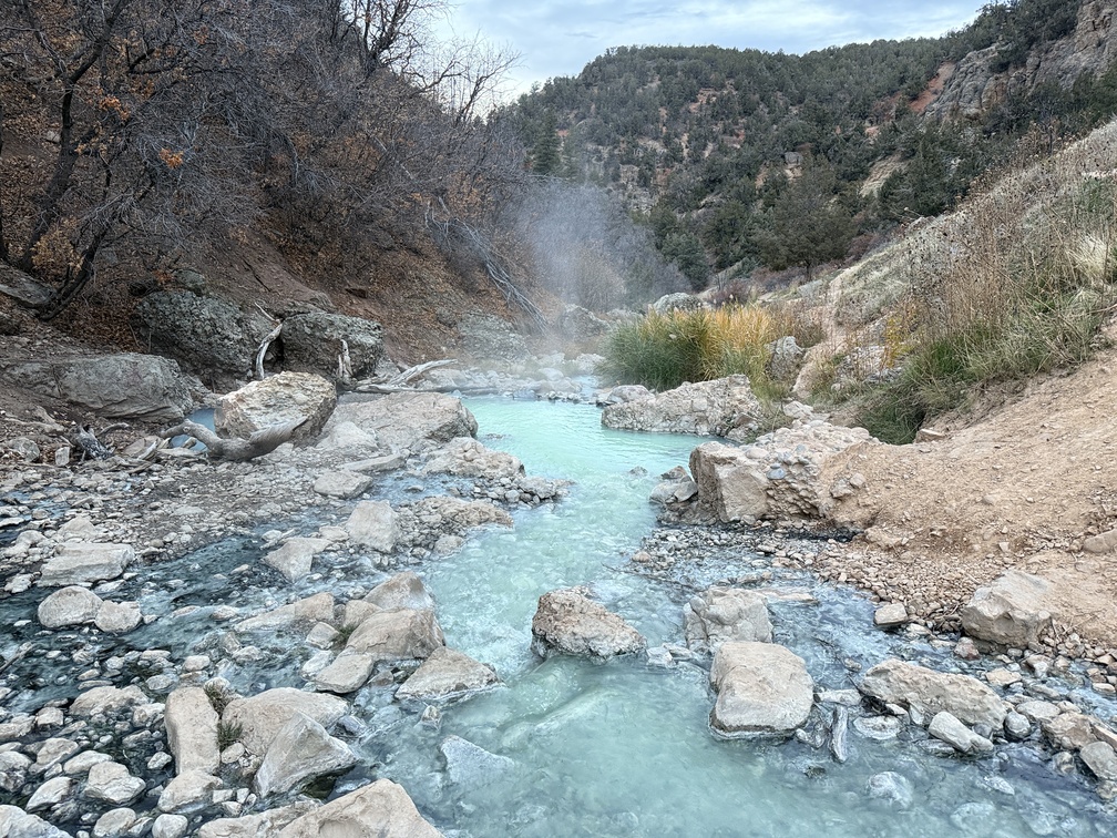 Stream at Fifth Water Hot Springs