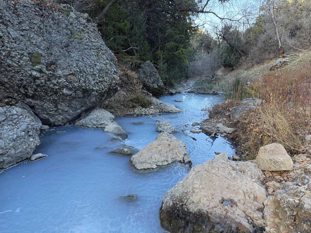 Stream below the hot springs