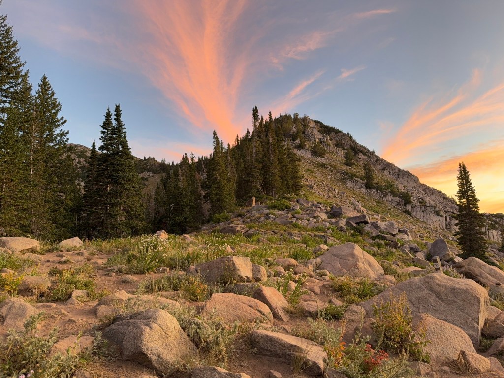 Mt. Tuscarora from Catherine Pass at sunrise