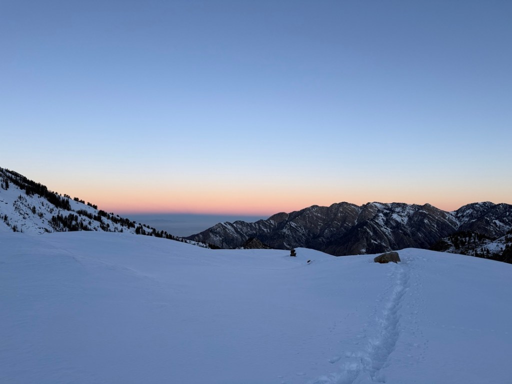 Early morning sky from the Lake Blanche Trail