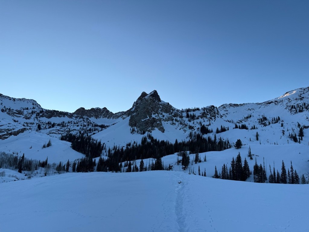 From Above Lake Blanche looking at Sundial Peak