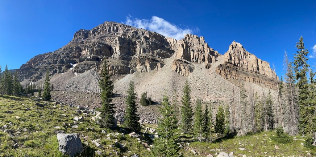 Ostler Peak From the Amethyst Lake Trail