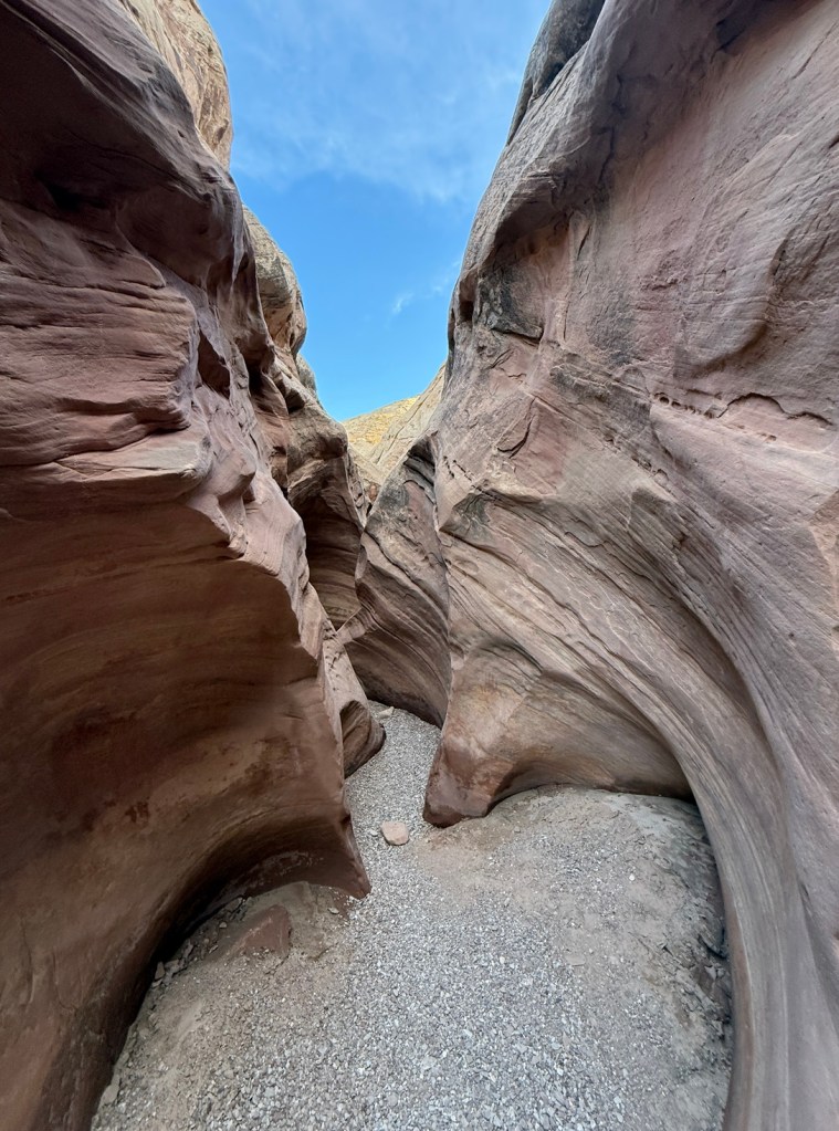Little Wild Horse Canyon and blue sky