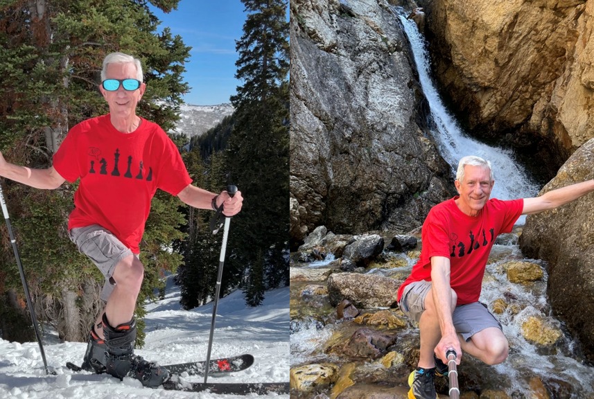 Skiing Solitude and hitting Hidden Falls - same day
