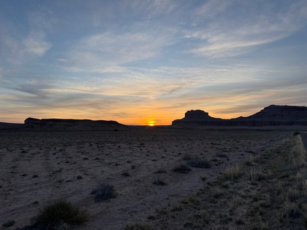Sunrise before Little Wild Horse Canyon